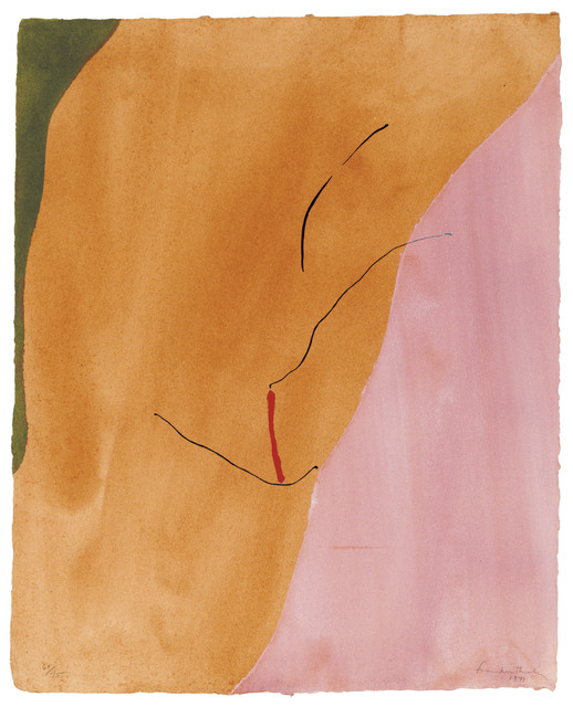 Helen Frankenthaler, ‘Sanguine Mood’, 1971, Print, Screeprint and pochoir in colors, on J.B. Green Hayle Mill handmade paper, Christie's