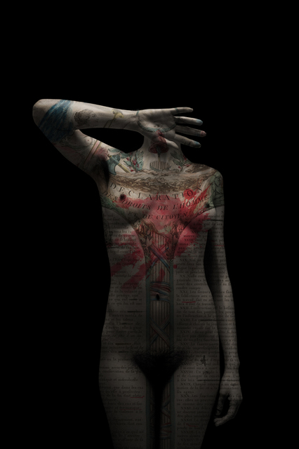 ANTHONY MIRIAL, ‘LA DICTÉE DES DROITS DE L'HOMME’, 2015, Mark Hachem Gallery