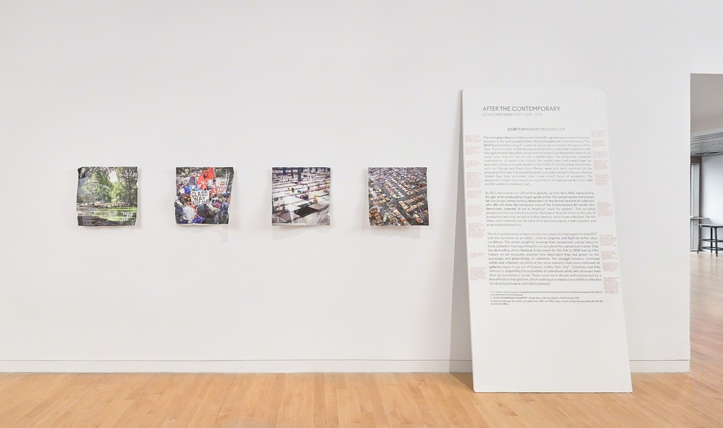 William Powhida: After the Contemporary, installation view, 2017. The Aldrich Contemporary Art Museum, Ridgefield, CT. Photo: Tom Powel Imaging. William Powhida: After the Contemporary, installation view, 2017. The Aldrich Contemporary Art Museum, Ridgefield, CT. Photo: Tom Powel Imaging.