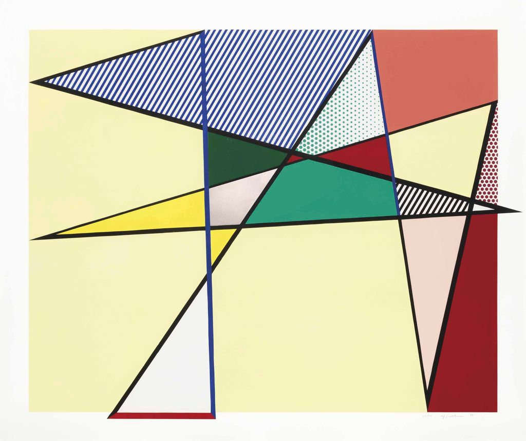 Roy Lichtenstein - Imperfect 67 x 79 ", from Imperfect Series