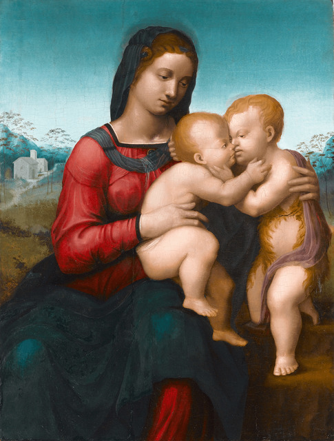 Domenico di Bartolomeo Ubaldini known as Il Puligo, ‘Virgin and Child with the Infant Saint John’, ca. 1515, M.S. Rau