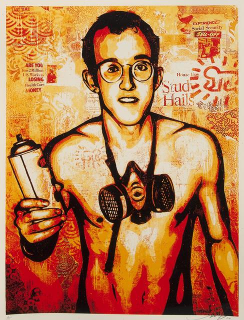 Shepard Fairey (OBEY), ‘Keith Haring’, 2010, Julien's Auctions