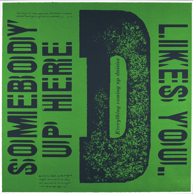 Corita Kent, ‘D everything coming up daisies’, 1968, Kantor Gallery