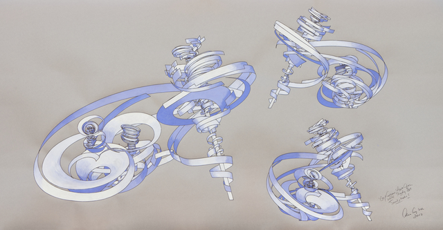 Alice Aycock, ‘Park Avenue Paper Chase (2014) Study for Sculpture C’, 2012, Galerie Thomas Schulte