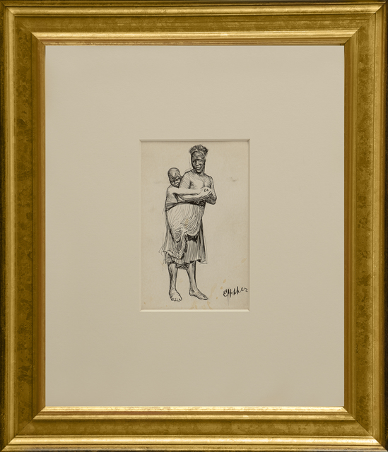 Edward Hopper, ‘Native and Child’, ca. 1900, Thurston Royce Gallery of Fine Art, LTD.