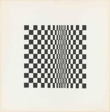 Bridget Riley - Untitled [Based on Movement in Squares] (Schubert 1)