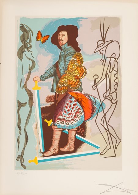 Salvador Dalí, ‘Courtier, from Papillions Anciennes’, 1977, Heritage Auctions