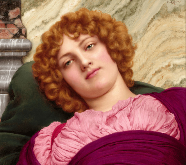 John William Godward, ‘Myrhinna’, 1915, M.S. Rau