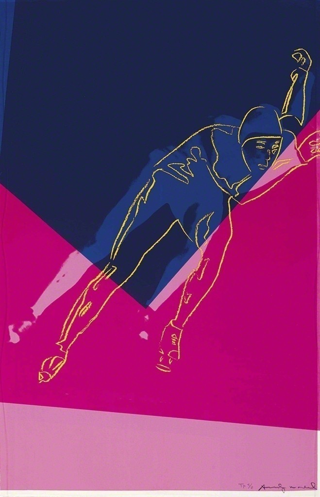 Andy Warhol - Speed Skater, from Arts and Sports