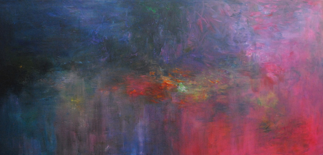 MD Tokon, ‘Moonlight lillies’, 2016, Painting, Acrylic on Canvas, Isabella Garrucho Fine Art
