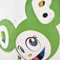 Takashi Murakami - Green Truth; Lemon Pepper; Abstraktes Bild - from And then, and then and then and then and then Series