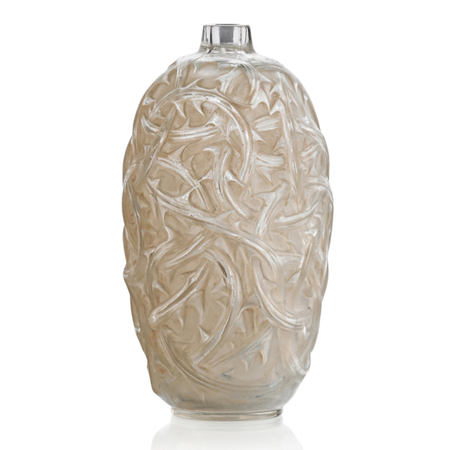 Lalique, ‘"Ronces" Vase, France, M P. 427, No. 946’, des. 1921, Rago/Wright