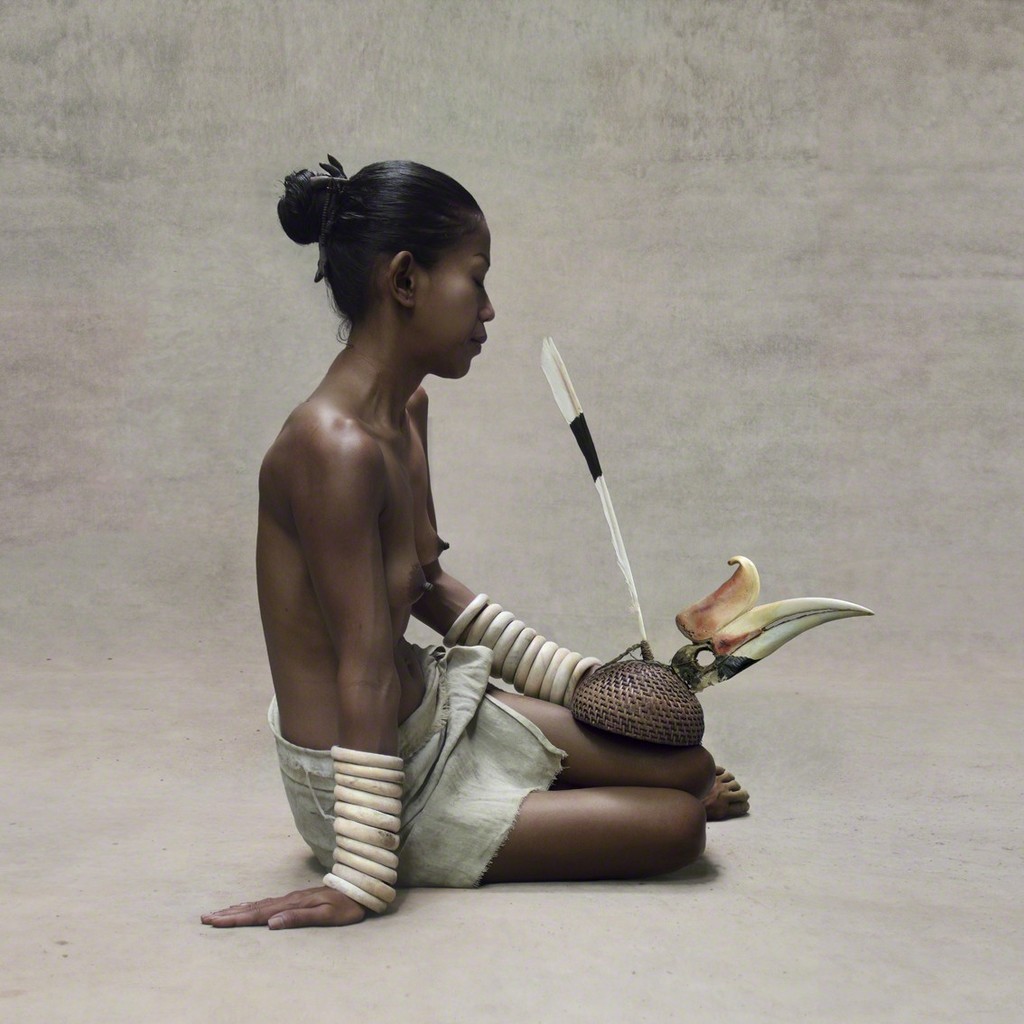 Young Woman With Hornbill Headdress, Papua New Guinea, 2016 Young Woman With Hornbill Headdress, Papua New Guinea, 2016