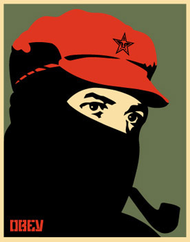 Shepard Fairey, ‘Comandante 4 Marcos’, 2002, Print, Screenprint, Saguaro Gallery
