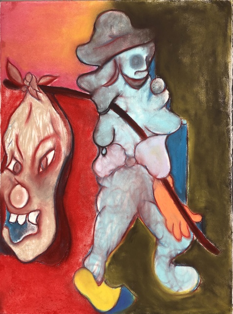 Rhys Lee, ‘The Collector’, 2018, Drawing, Collage or other Work on Paper, Pastel on paper, Richard Heller Gallery