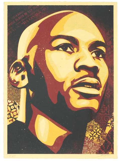 Shepard Fairey (OBEY), ‘Michael Jordan Portrait’, 2009, John Moran Auctioneers