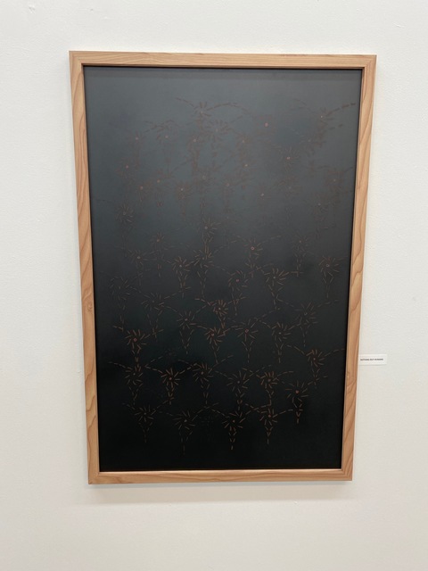 Jose-Ricardo Presman, ‘Nothing But Humans’, 2019-20, Mixed Media, Wax pastels on blackboard, Amos Eno Gallery