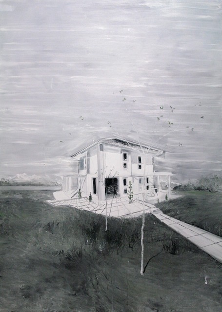 Frédéric Clot, ‘Villa avec deux jeunes arbres’, 2013, Ditesheim & Maffei Fine Art
