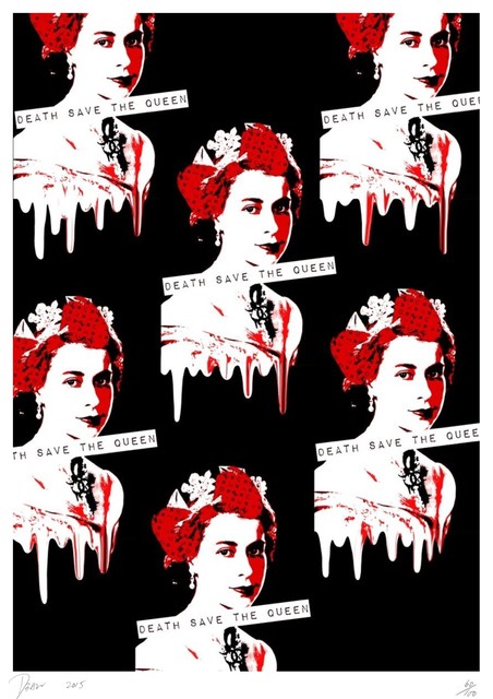 Death NYC, ‘QUEEN REPEAT RED’, 2015, Poulpik Gallery