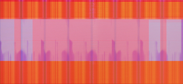Matthew Kluber, ‘Electr-O-Pura’, 2015, Painting, Alkyd on aluminum, custom software, digital projection, David Richard Gallery