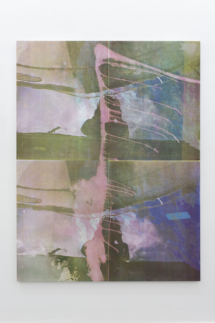 Baptiste Caccia, ‘Le Bateau de Paulo’, 2018, Painting, Silkscreen and acrylic on canvas, Super Dakota