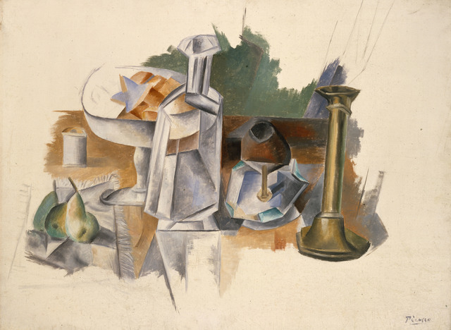 Pablo Picasso, ‘Carafe and Candlestick’, 1909, Painting, Oil on canvas, The Metropolitan Museum of Art