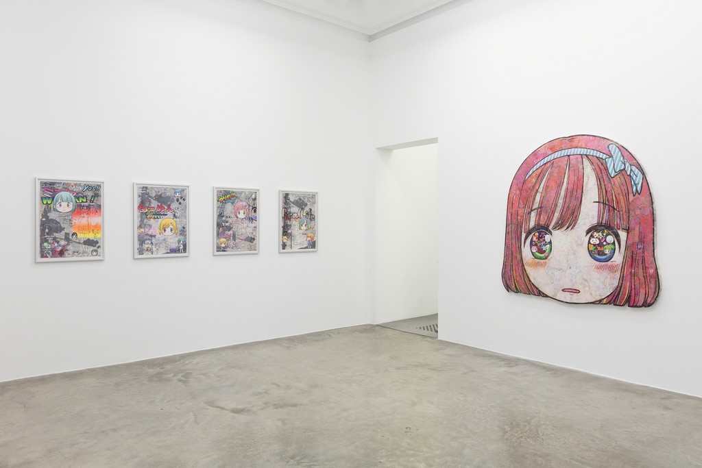 View of Mr's exhibition "Mr's Melancholy Walk Around the Town" at Perrotin Paris. ©2018 Mr./Kaikai Kiki Co., Ltd. All Rights Reserved. Courtesy Perrotin. Photo Claire Dorn. View of Mr's exhibition "Mr's Melancholy Walk Around the Town" at Perrotin Paris. ©2018 Mr./Kaikai Kiki Co., Ltd. All Rights Reserved. Courtesy Perrotin. Photo Claire Dorn.