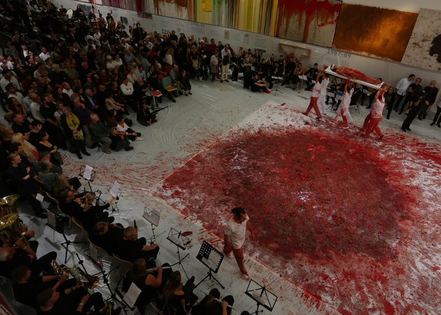 Hermann Nitsch, ‘155. Aktion, 1.9.2018, Nitsch Museum Mistelbach, Fotograf: Daniel Feyerl’, 2018, Galerie Elisabeth & Klaus Thoman