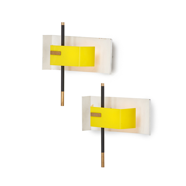 Stilnovo, ‘Pair Of Sconces, Italy’, 1950s, Rago/Wright