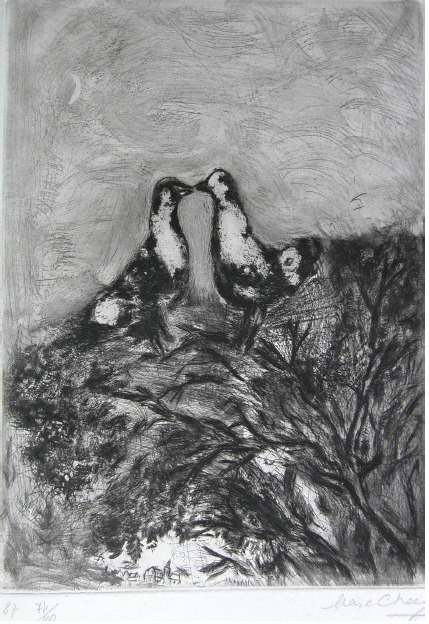 Marc Chagall, ‘Les Deux Pigeons’, 1927-1930, Wallector