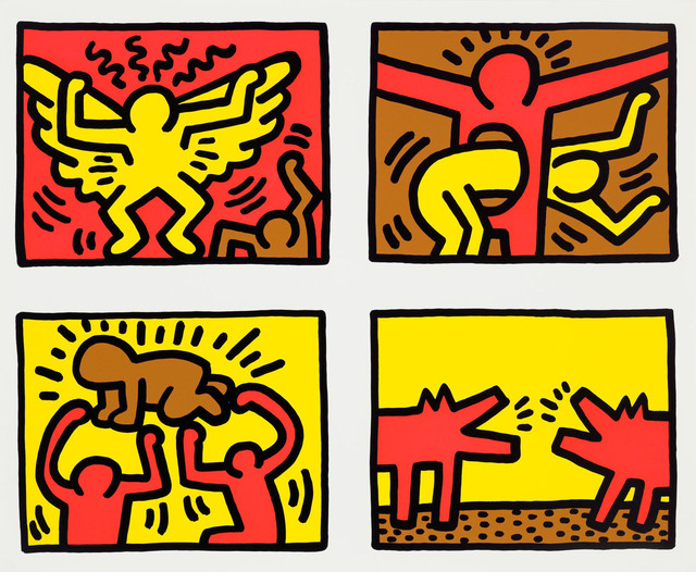 Keith Haring, ‘Pop Shop Quad IV’, 1989, Pace Prints