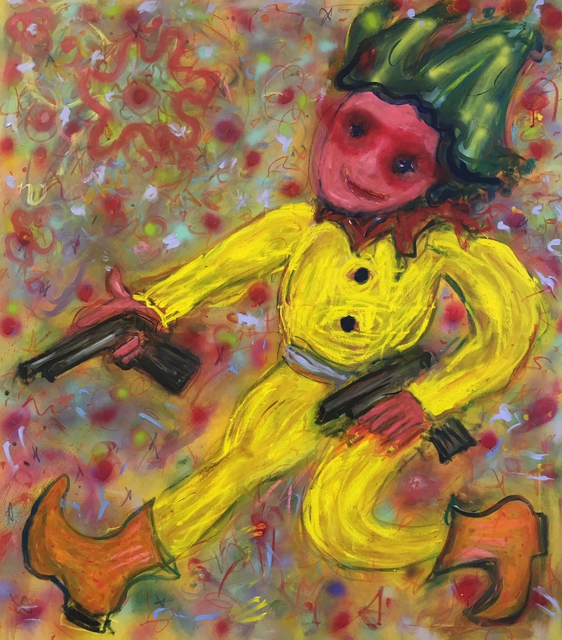 Paige Perkins, ‘Peter Pistol Packer’, 2016, Painting, Acrylic and oil on canvas, The Dot Project
