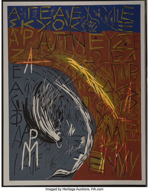Mimmo Paladino, ‘Untitled, from Official Arts Portfolio of the XXIVth Olympiad, Seoul, Korea’, 1988, Heritage Auctions