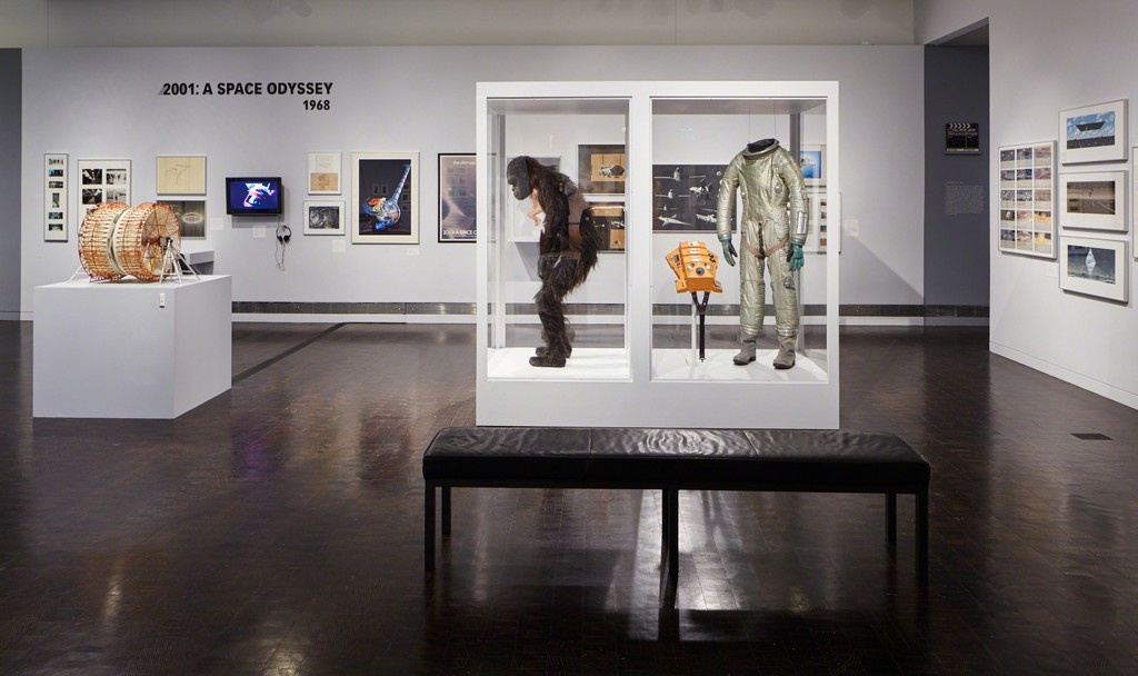 Installation photo of Stanley Kubrick: The Exhibition by JKA Photography. Stanley Kubrick: The Exhibition is organized by the Deutsches Filmmuseum, Frankfurt am Main, Christiane Kubrick, Jan Harlan, and The Stanley Kubrick Archive at University of the Arts London, with the support of Warner Bros. Entertainment Inc., Sony Columbia Pictures Industries Inc., Metro Goldwyn Mayer Studios Inc., Universal Studios Inc., and SK Film Archives LLC. On view June 30–October 30, 2016 at The Contemporary Jewis Installation photo of Stanley Kubrick: The Exhibition by JKA Photography. Stanley Kubrick: The Exhibition is organized by the Deutsches Filmmuseum, Frankfurt am Main, Christiane Kubrick, Jan Harlan, and The Stanley Kubrick Archive at University of the Arts London, with the support of Warner Bros. Entertainment Inc., Sony Columbia Pictures Industries Inc., Metro Goldwyn Mayer Studios Inc., Universal Studios Inc., and SK Film Archives LLC. On view June 30–October 30, 2016 at The Contemporary Jewis
