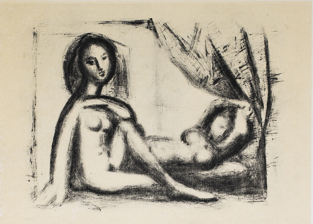 Pablo Picasso, ‘Les Deux Femmes Nues (The Two Naked Women), 1949 Limited edition Lithogrph by Pablo Picasso’, 1949, White Cross