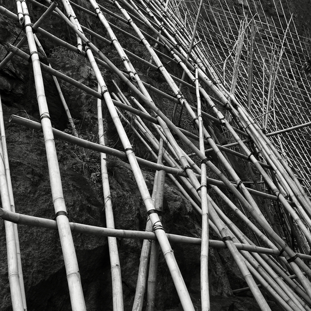 Peter Steinhauer, ‘Bamboo Trellis #2, Hong Kong - 2009’, 2009, Contemporary by Angela Li