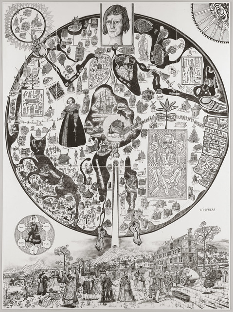 Grayson Perry | Map of Nowhere (Black Variant) (2008) | Available for ...