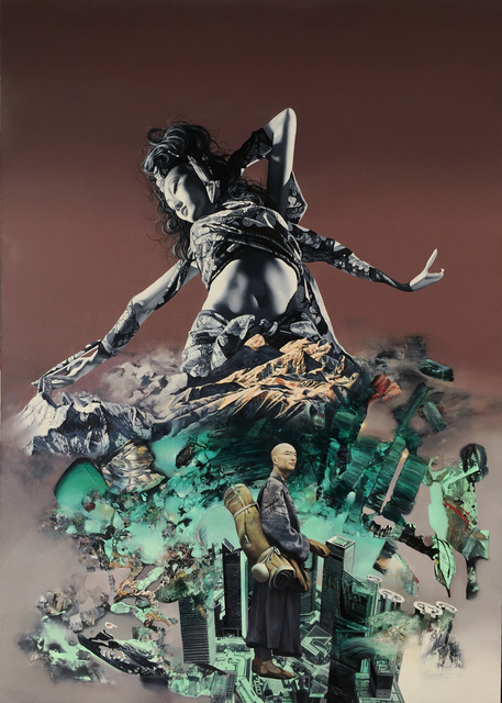 Zhong Biao 钟彪, ‘Journey to the West’, 2015, Painting, Oil on canvas, Eli Klein Gallery