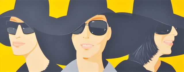 Alex Katz, ‘Black Hats IV’, 2011, Frank Fluegel Gallery