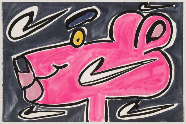 Katherine Bernhardt, ‘Nike Panther’, 2019, Frank Fluegel Gallery
