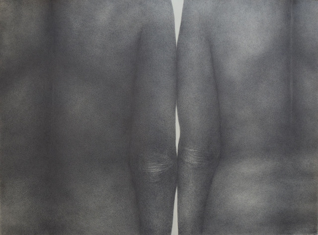 Diana Quinby, ‘Couple de dos V’, 2020, Drawing, Collage or other Work on Paper, Crayon graphite sur papier, Galerie Arnaud Lefebvre