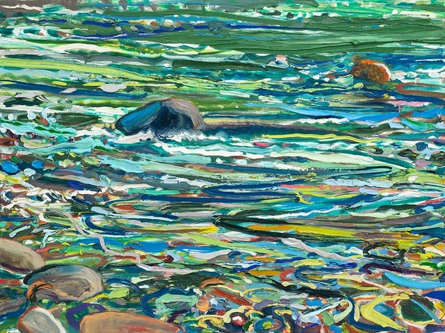 Lilian Garcia-Roig, ‘Cumulative Nature: Solid Fluidity’, 2019, Painting, Oil on canvas, Valley House Gallery & Sculpture Garden