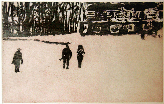 Peter Doig, ‘From Pond Life (Pink) From Ten Etchings’, 1996, Galerie Maximillian