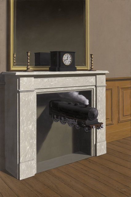 René Magritte, ‘Time Transfixed (La Durée poignardée)’, 1938, Art Institute of Chicago