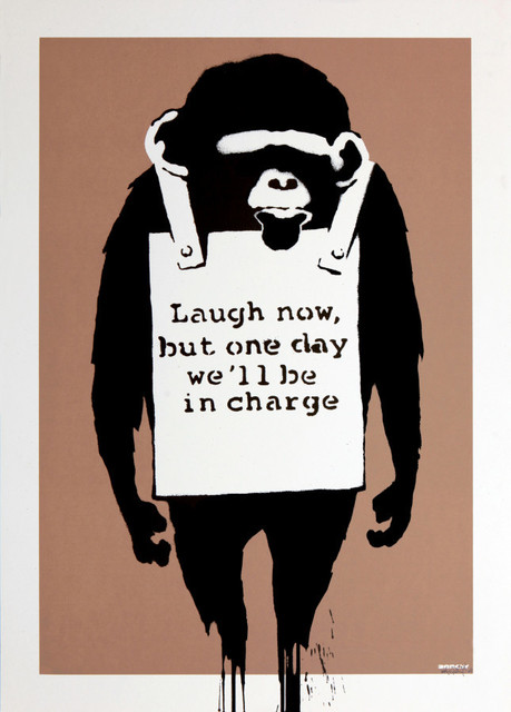 Banksy, ‘Laugh Now (Unsigned)’, 2004, Prescription Art