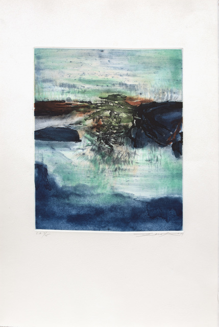 Zao Wou-Ki 趙無極, ‘Untitled’, 1979, Print, Etching with aquatint, Marlborough