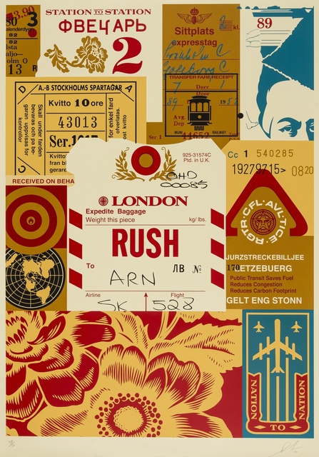 Shepard Fairey, ‘Station to Station 4’, 2012, Print, Screenprint in colours, Forum Auctions