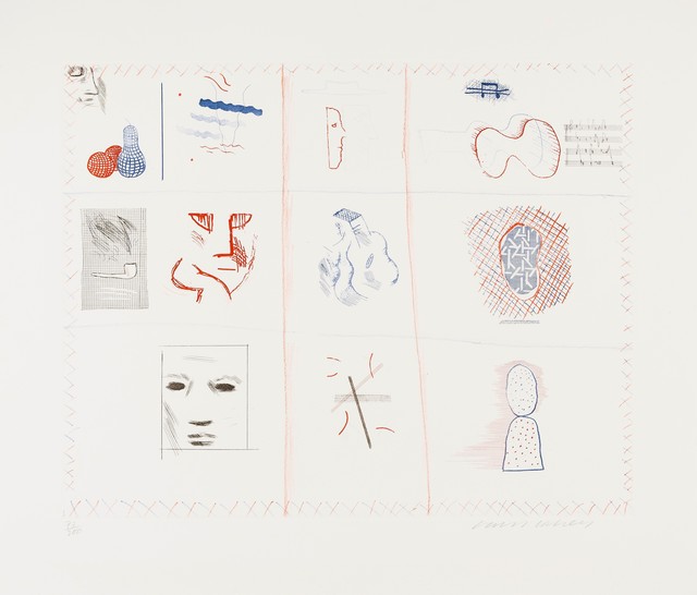 David Hockney, ‘Franco-American Mail (from The Blue Guitar) (M.C.A. Tokyo 182)’, 1976-77, Forum Auctions