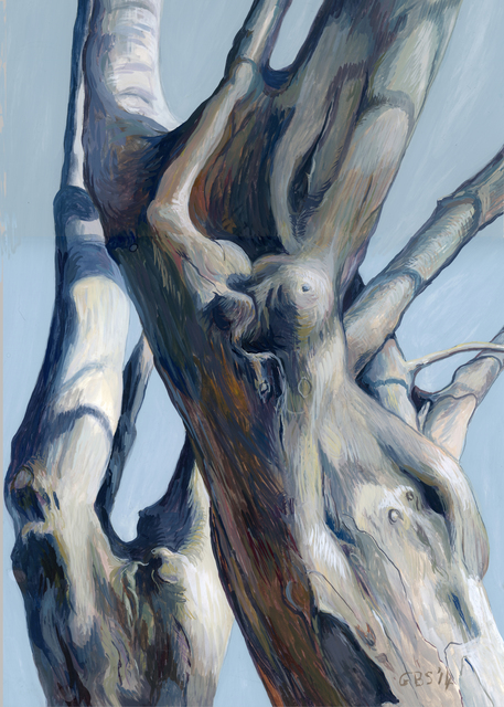 Gillian Bradshaw-Smith, ‘Finding Daphne #23 (Voluptuary)’, 2014, Painting, Gouache on paper, Ro2 Art