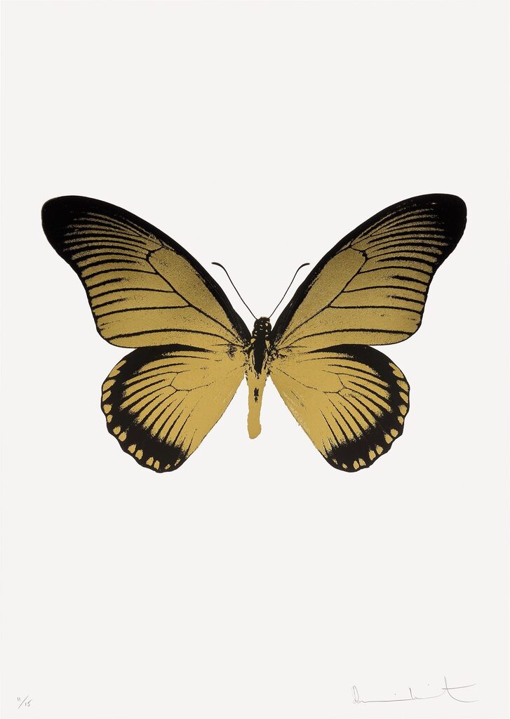 Damien Hirst - The Souls IV – Oriental Gold/Raven Black